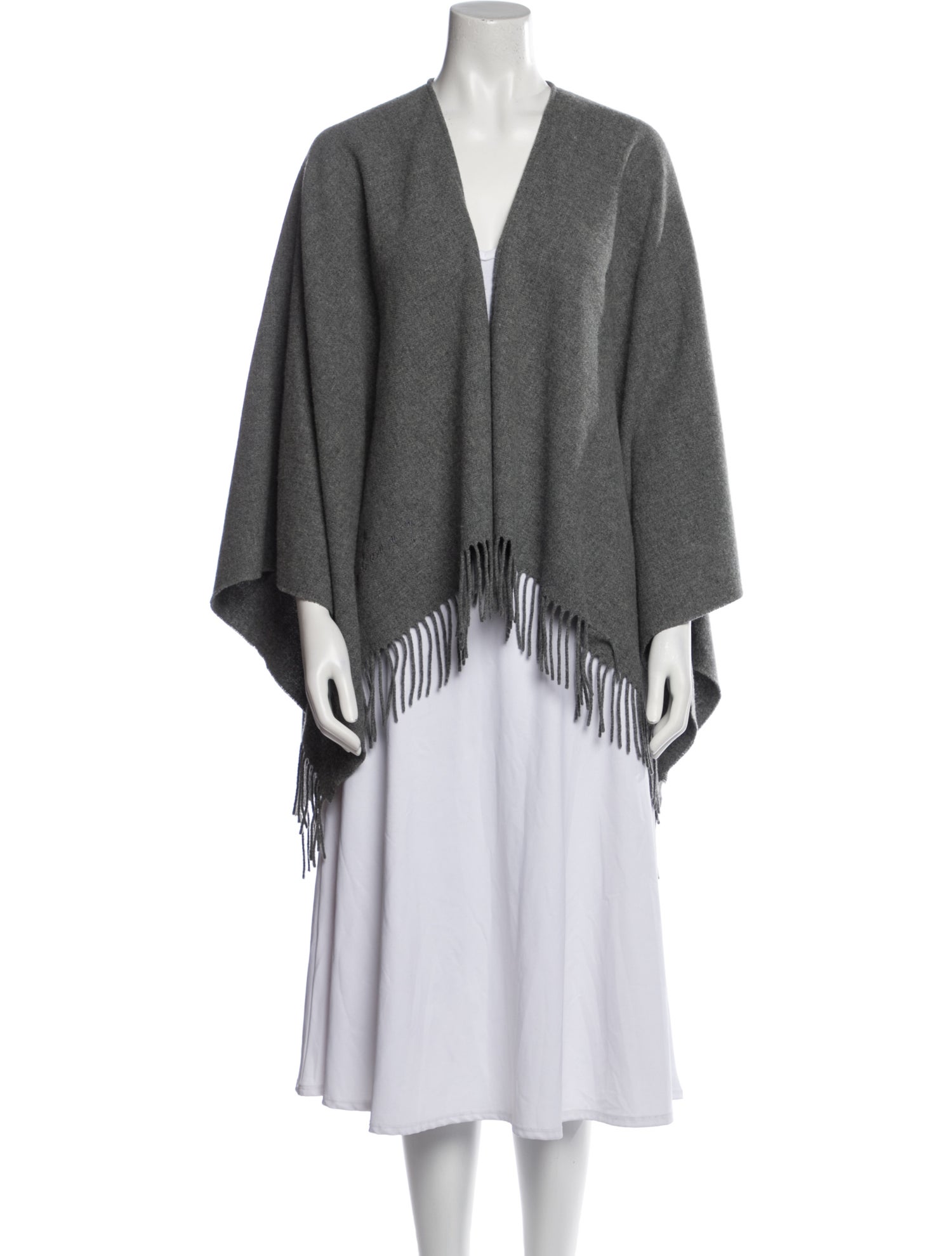 Burberry Merino Wool Open Front Sweater