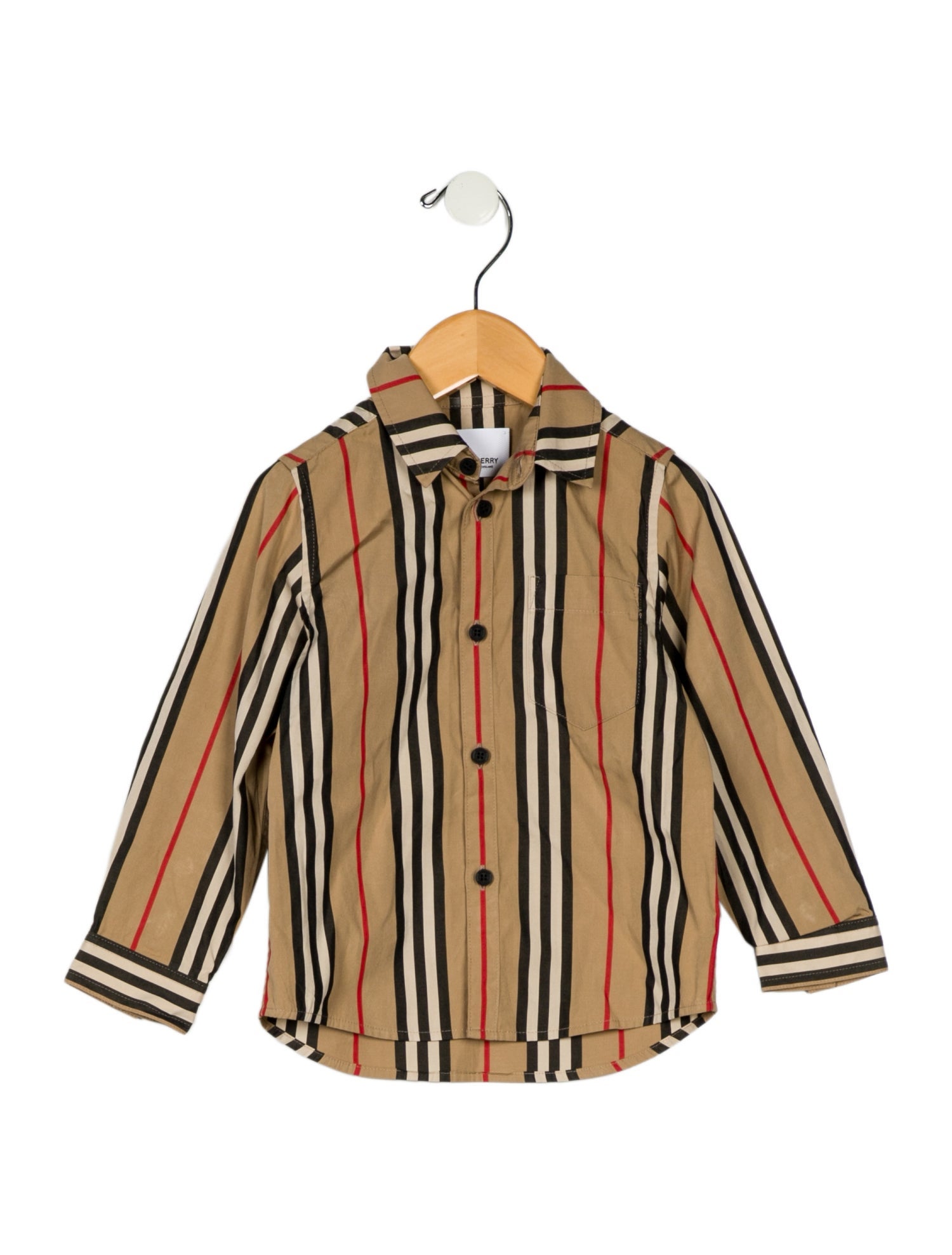 Burberry Toddler Boys' Long Sleeve Button Up Shirt