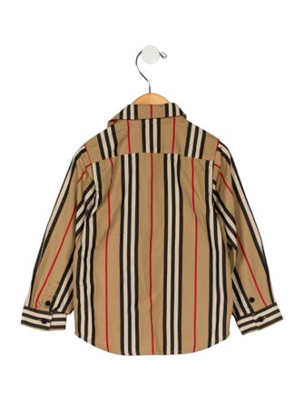 Burberry Toddler Boys' Long Sleeve Button Up Shirt