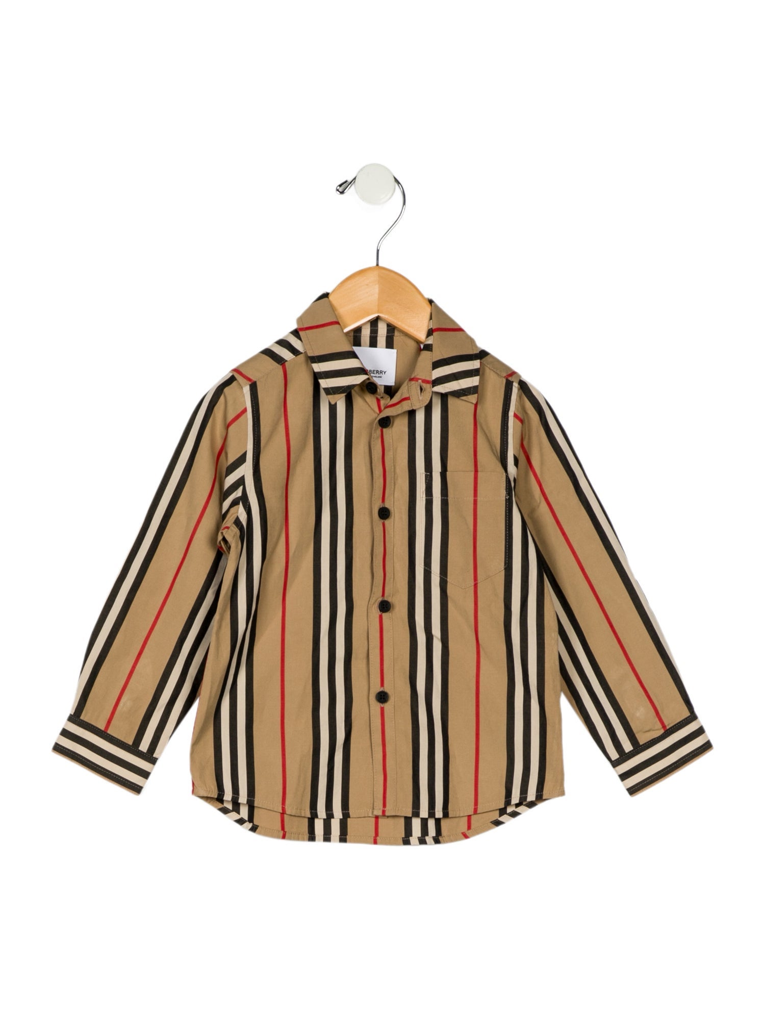 Burberry Toddler Boys' Long Sleeve Button Up Shirt