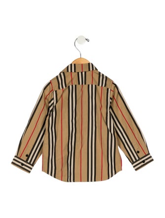 Burberry Toddler Boys' Long Sleeve Button Up Shirt