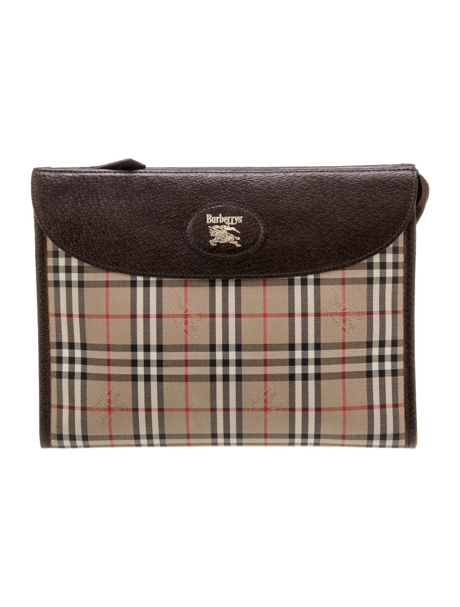 Burberry's Haymarket Check Clutch