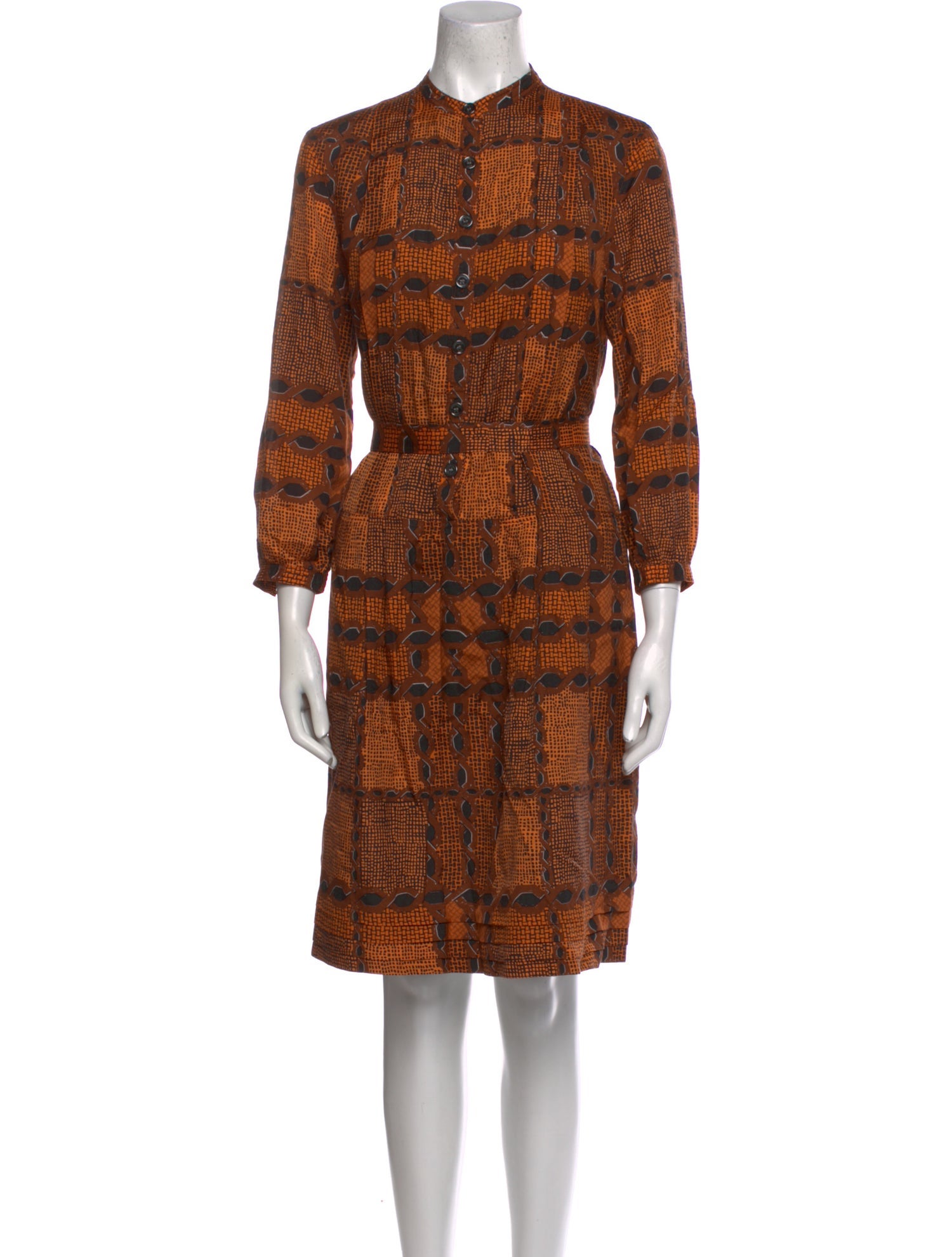 Burberry Brit Printed Knee-Length Dress
