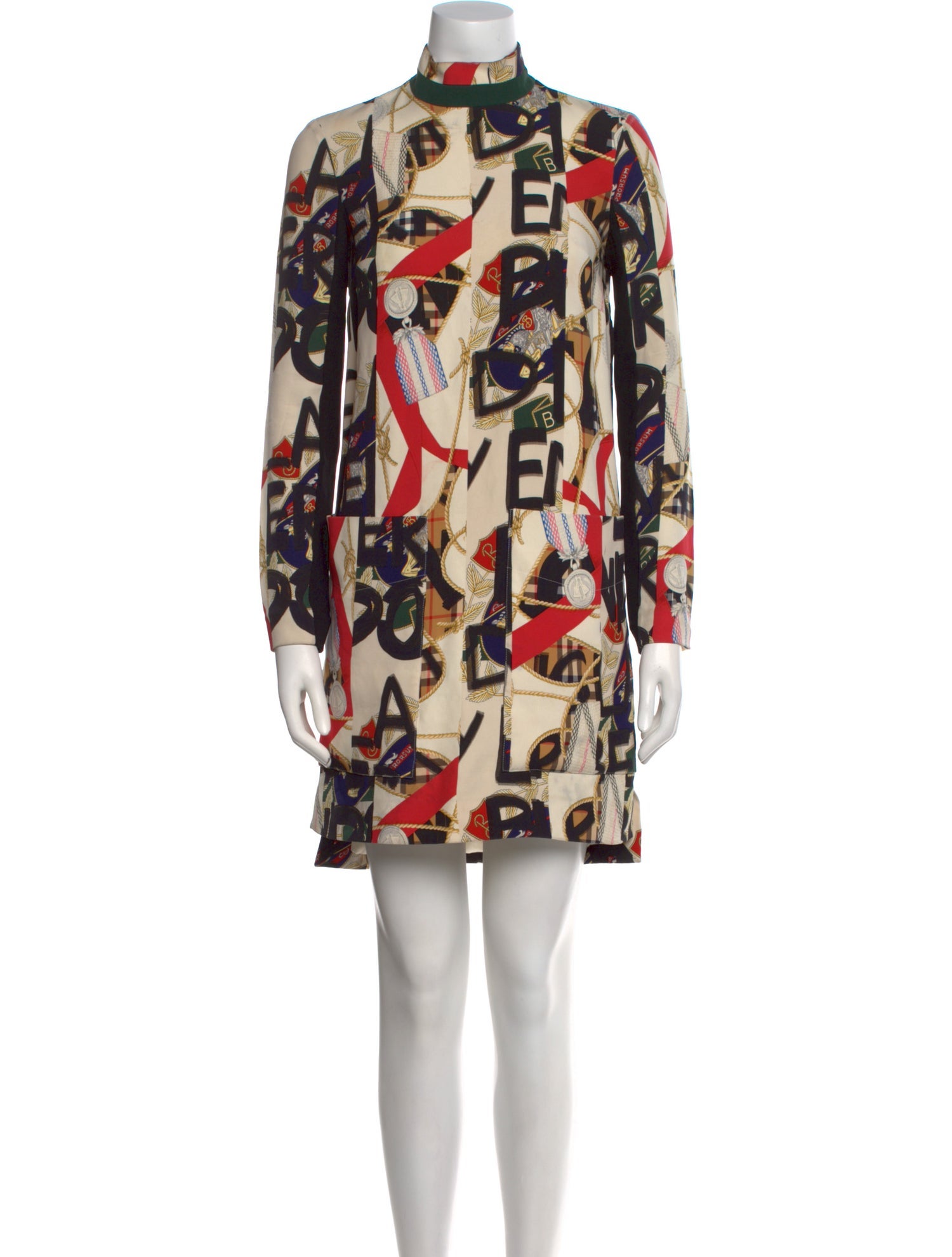 Burberry Silk Mini Dress