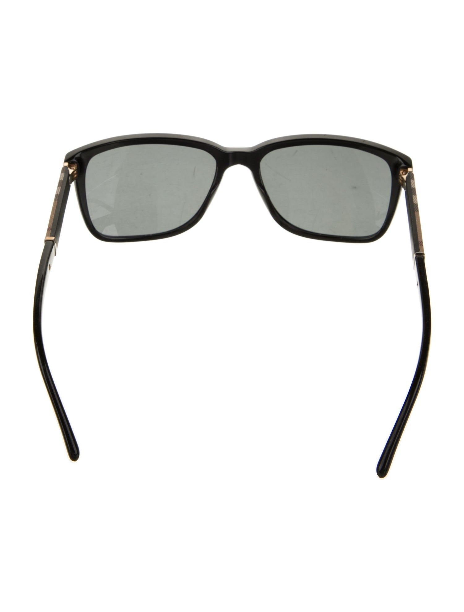 Burberry Exploded Check Pattern Square Sunglasses