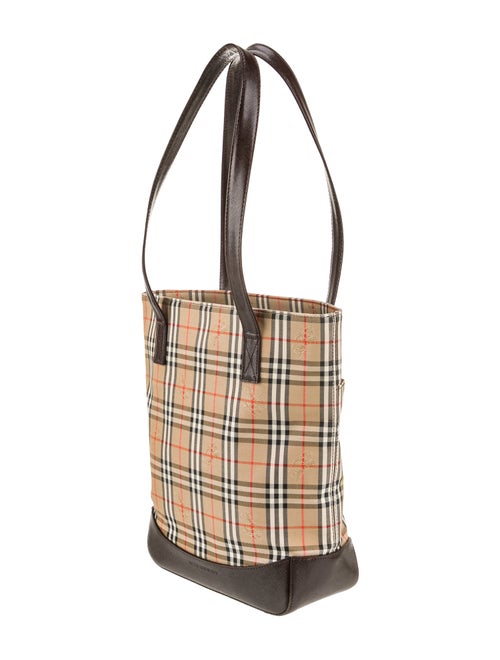 Burberry Canvas Bucket Bag