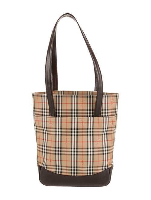 Burberry Canvas Bucket Bag