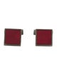 Burberry Resin Check Frame Cufflinks