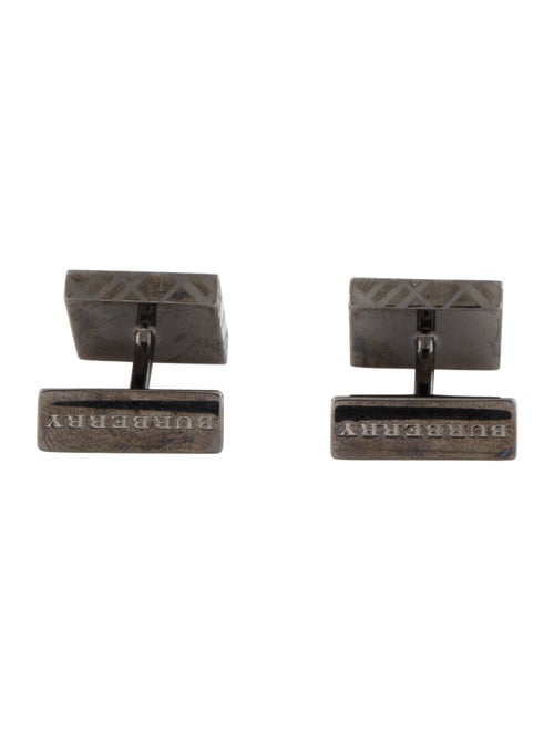 Burberry Resin Check Frame Cufflinks