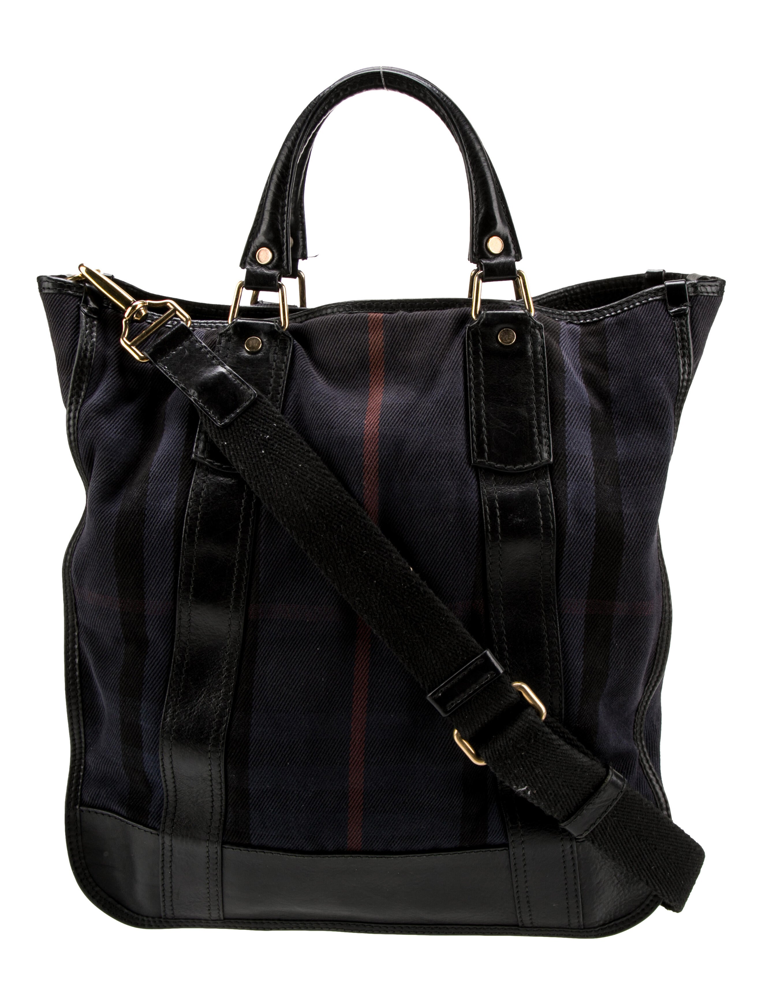 Burberry Super Nova Check Top Handle Bag