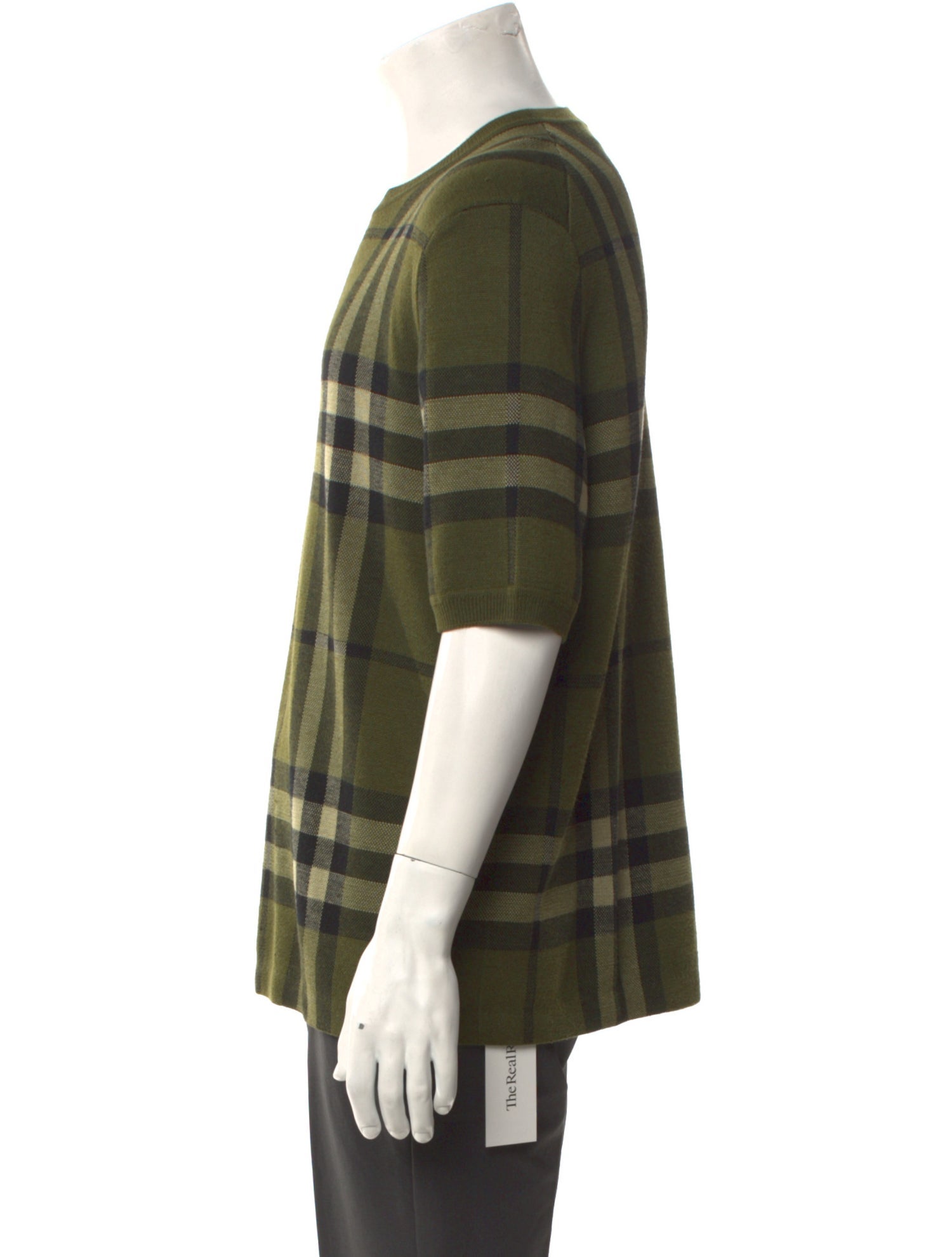 Burberry House Check Pattern Silk Pullover