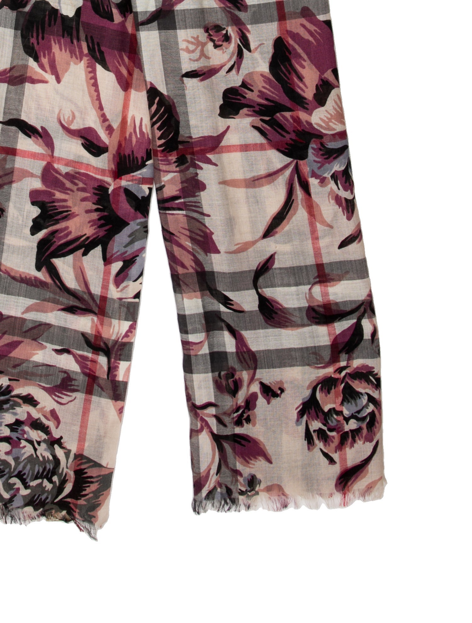 Burberry Wool House Check Pattern Scarf