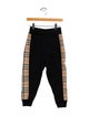 Burberry Kids' Checkprint Jogger Sweatpants