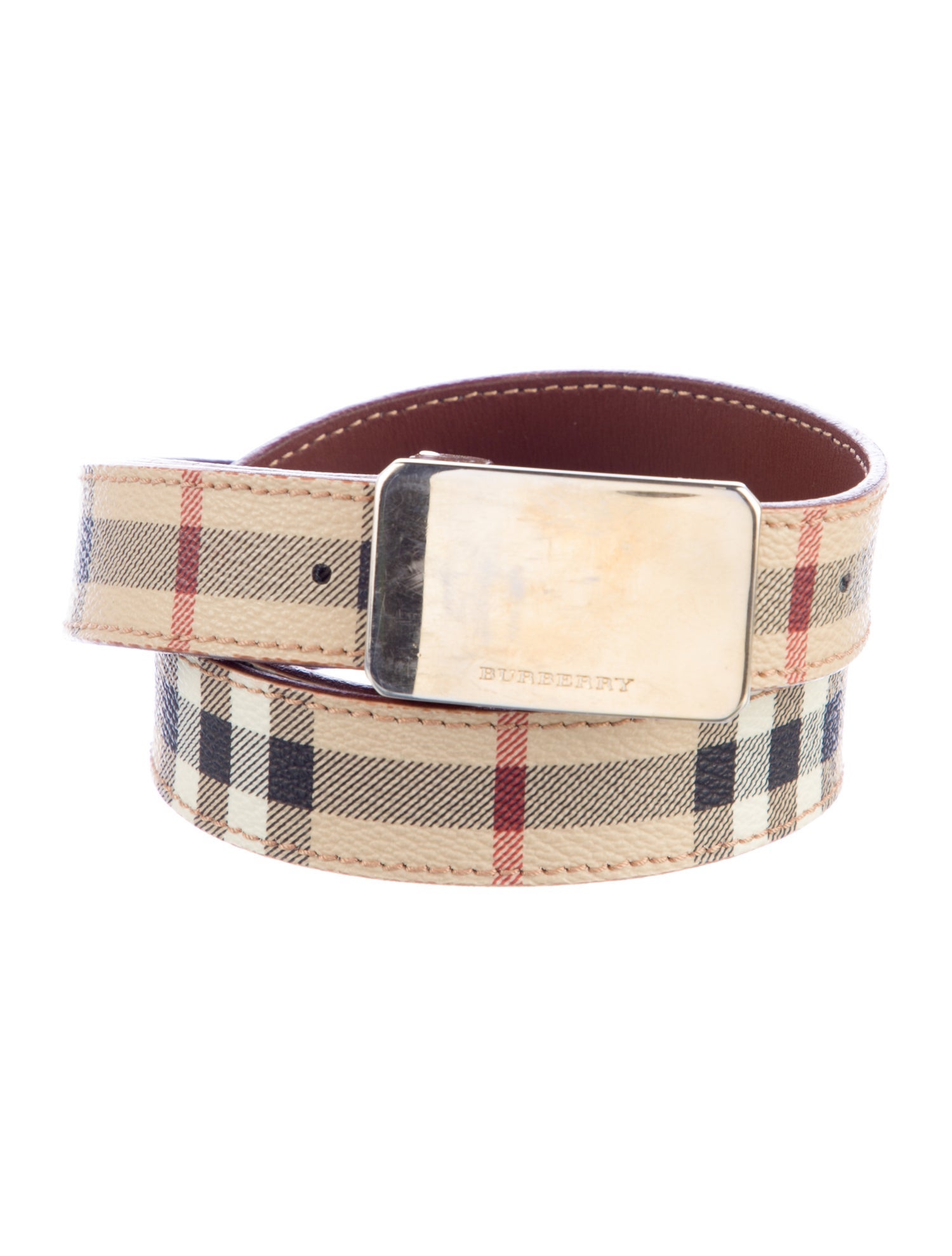 Burberry Nova Check Pattern Belt