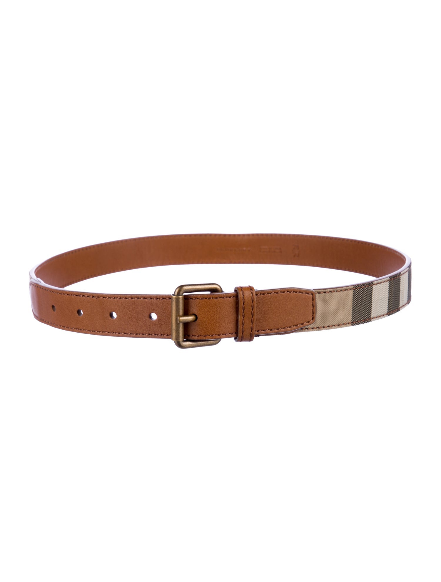 Burberry toddler boys' neutral multicolored belt