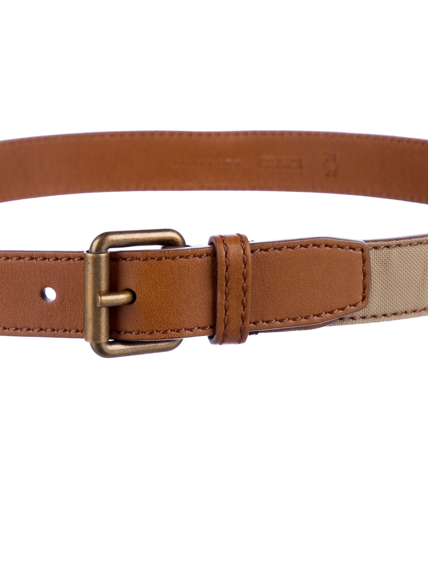 Burberry toddler boys' neutral multicolored belt