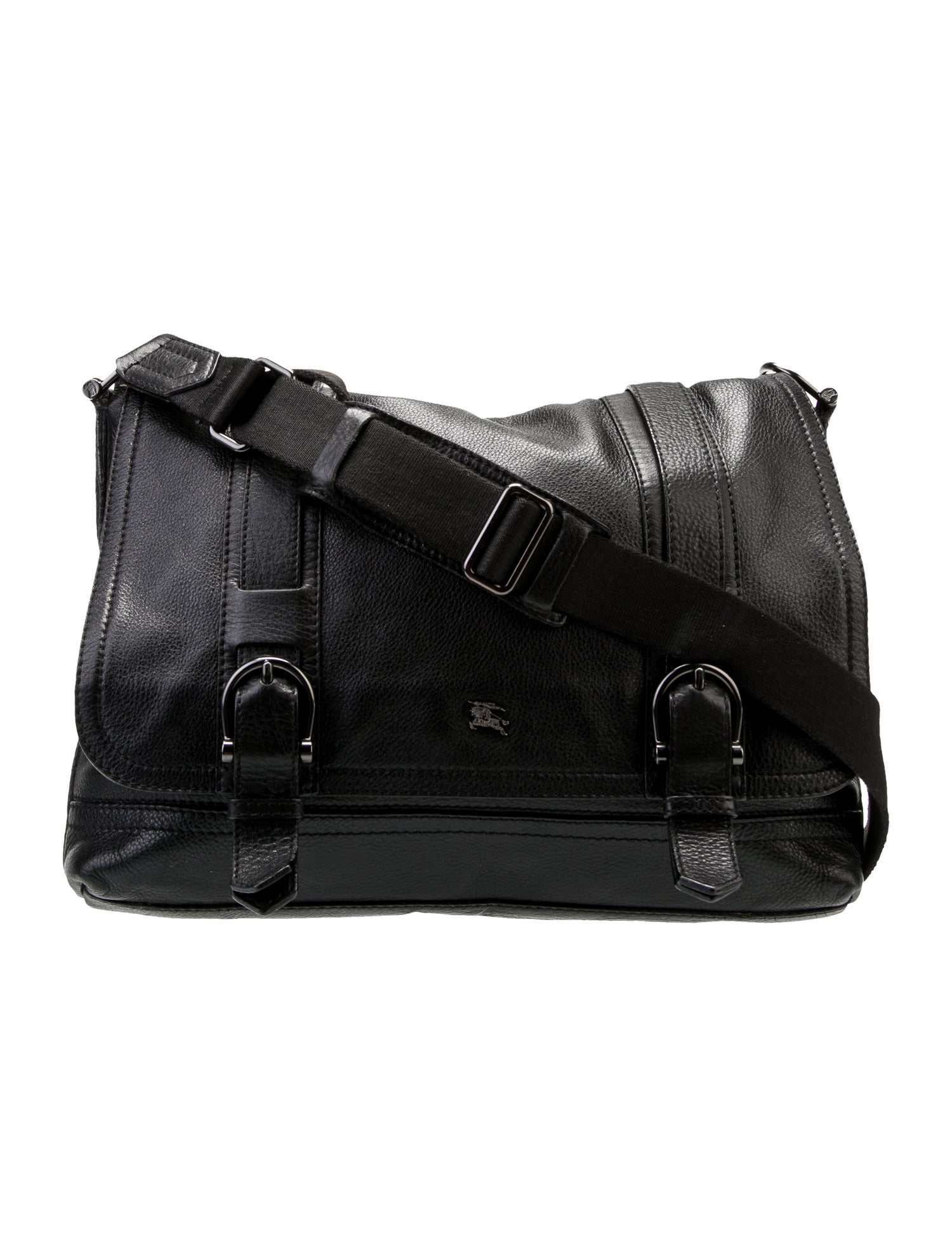 Burberry Leather Messenger Bag