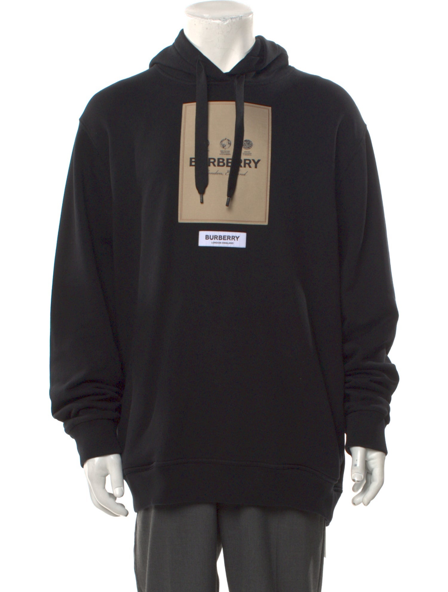 Burberry Signature Logo Graphic Print Hoodie