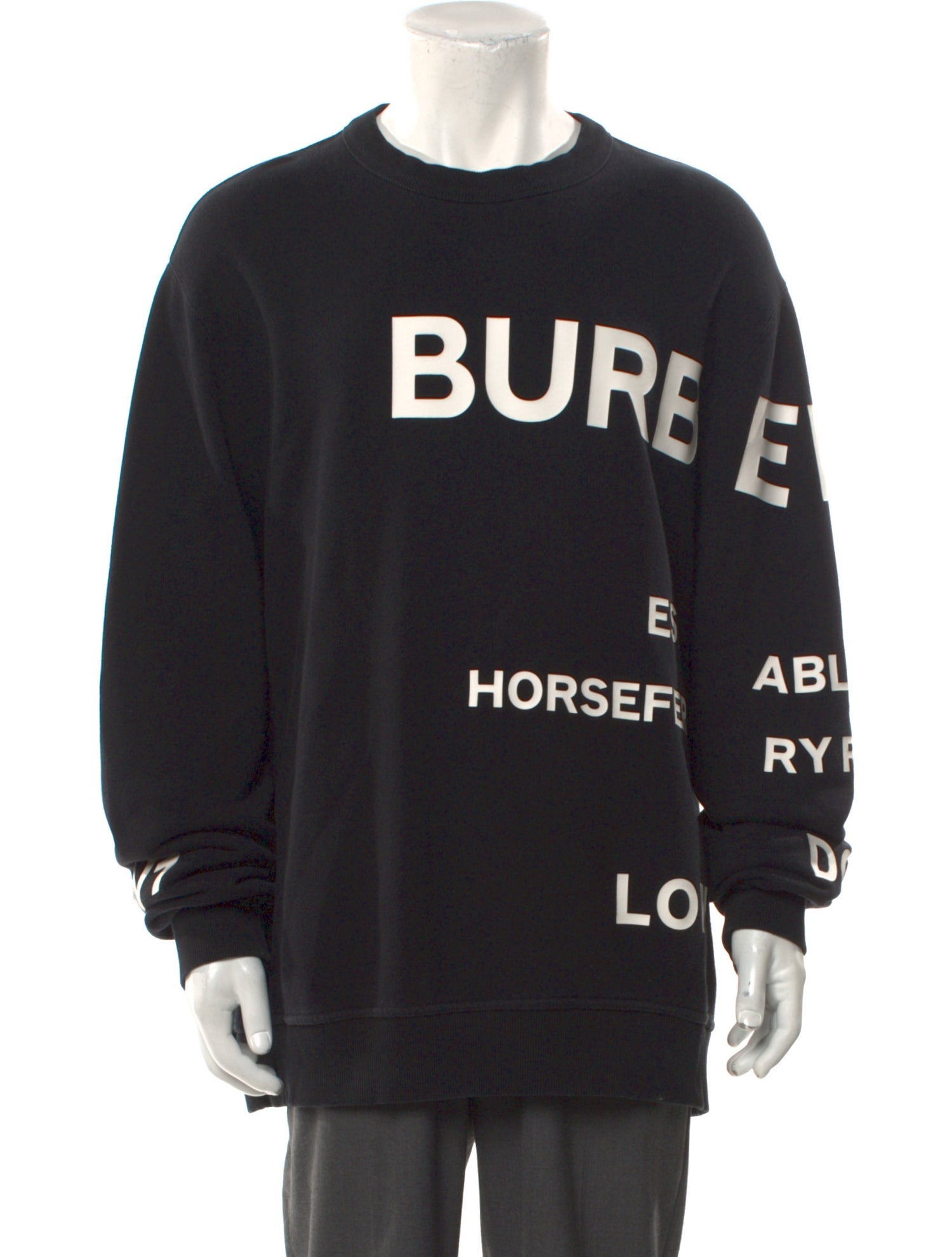 Burberry Graphic Print Crew Neck Sweatshirt