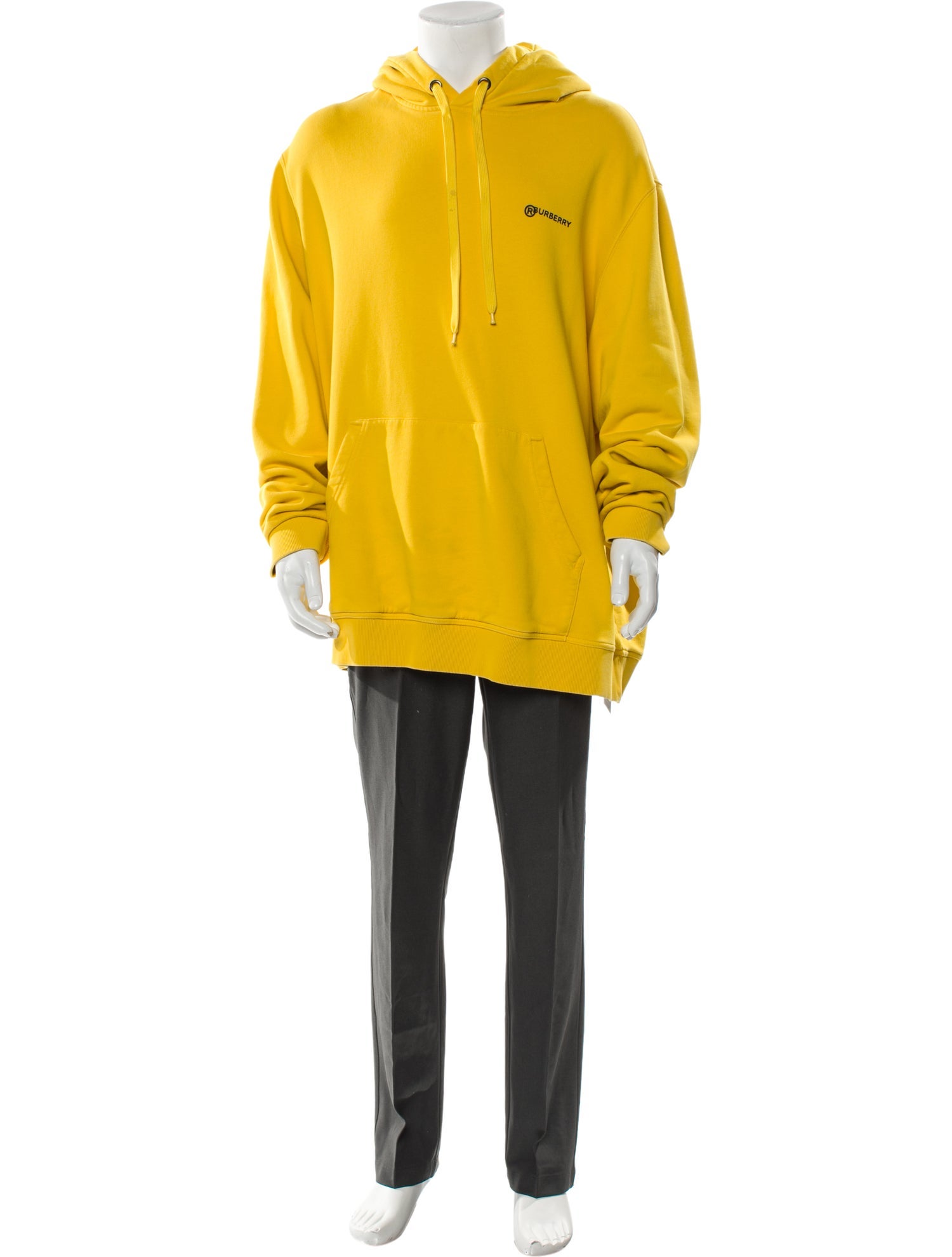 Burberry V-Neck Long Sleeve Hoodie