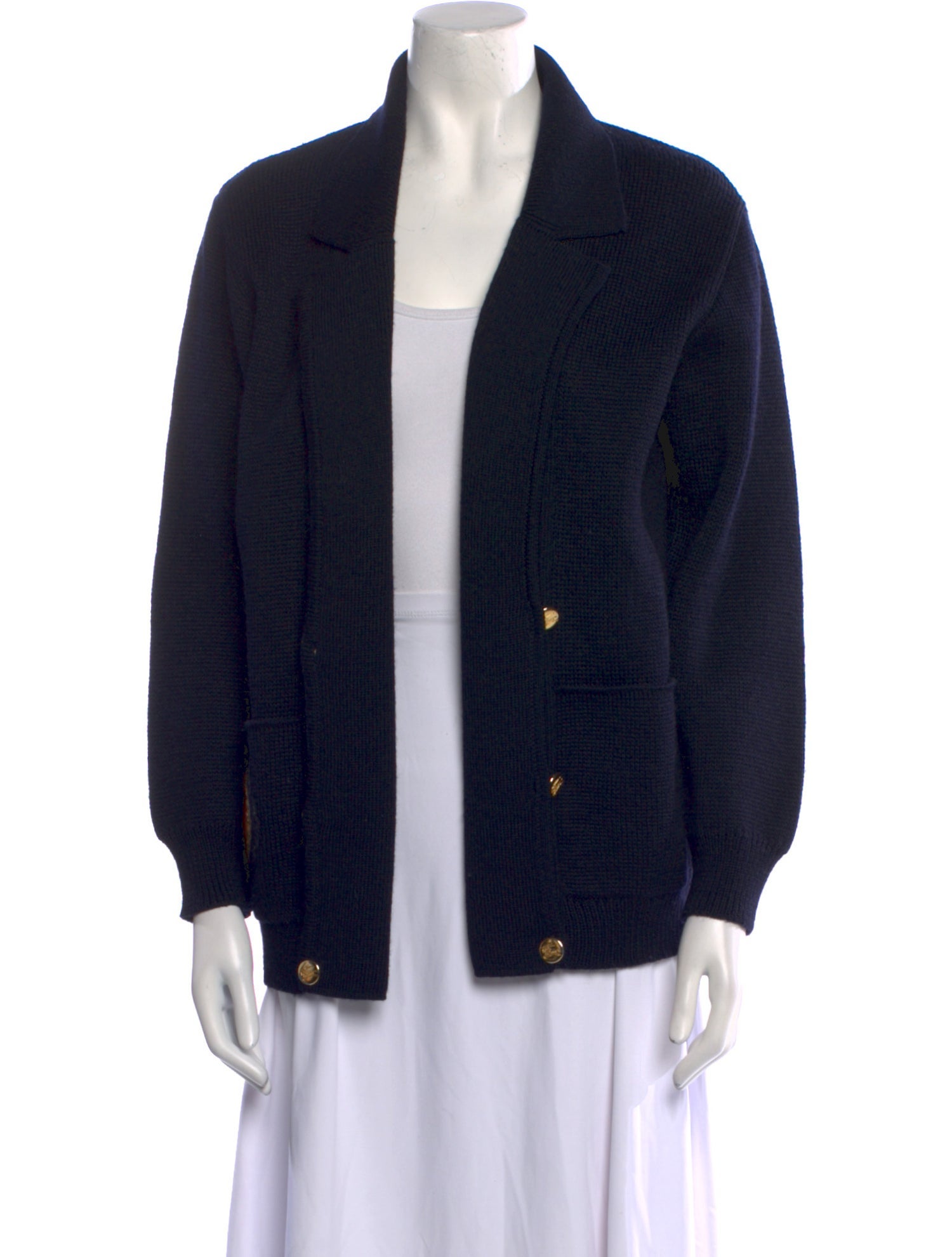 Burberry's Wool Open Front Sweater