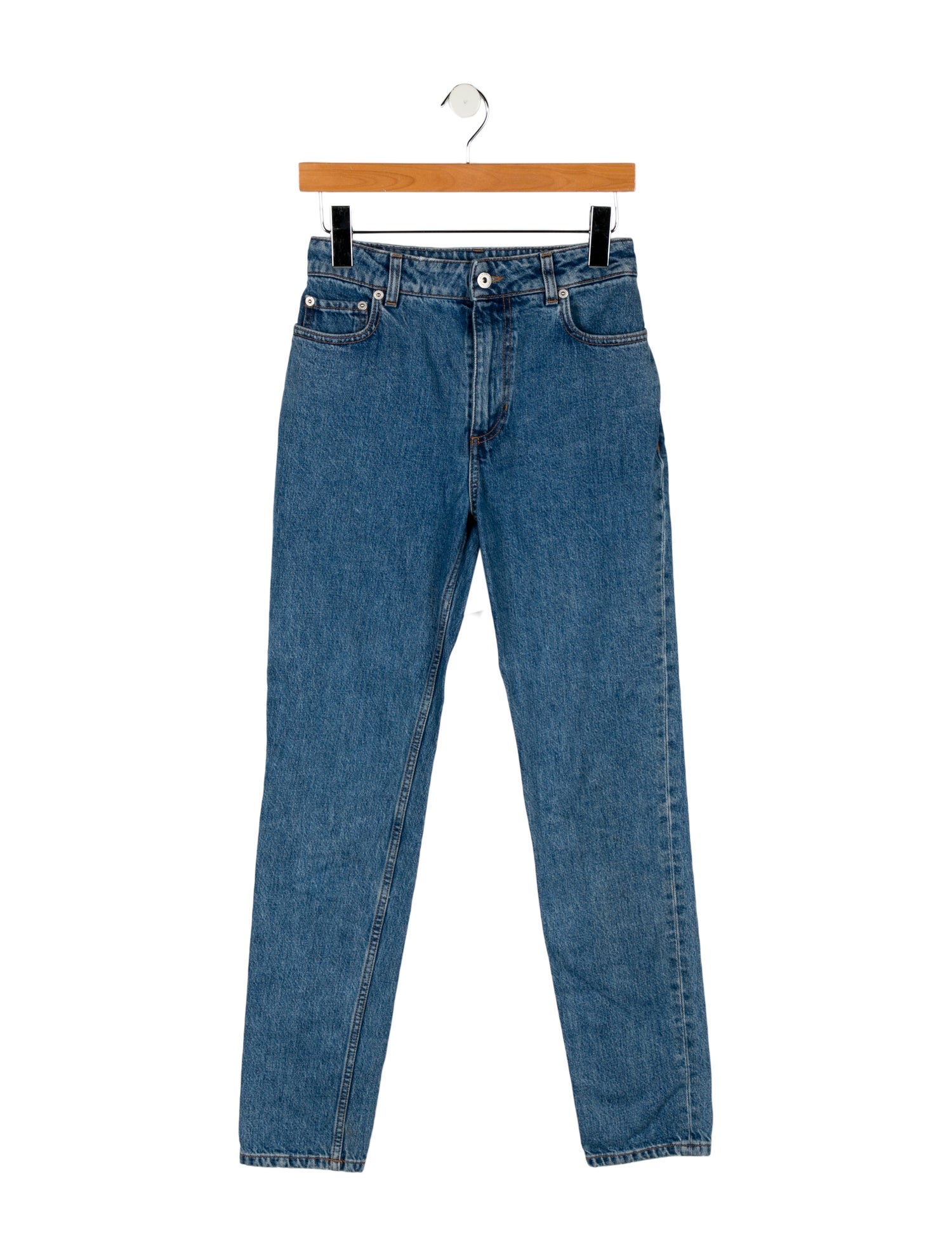 Burberry Mid-Rise Skinny Leg Jeans