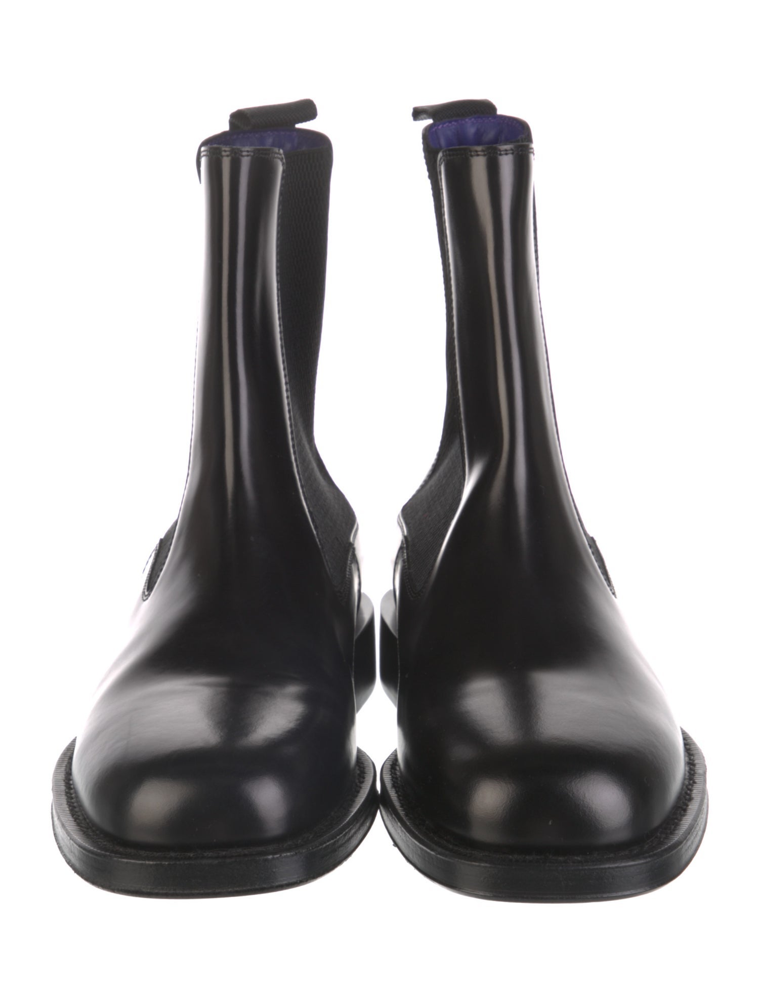 Burberry Leather Chelsea Boots