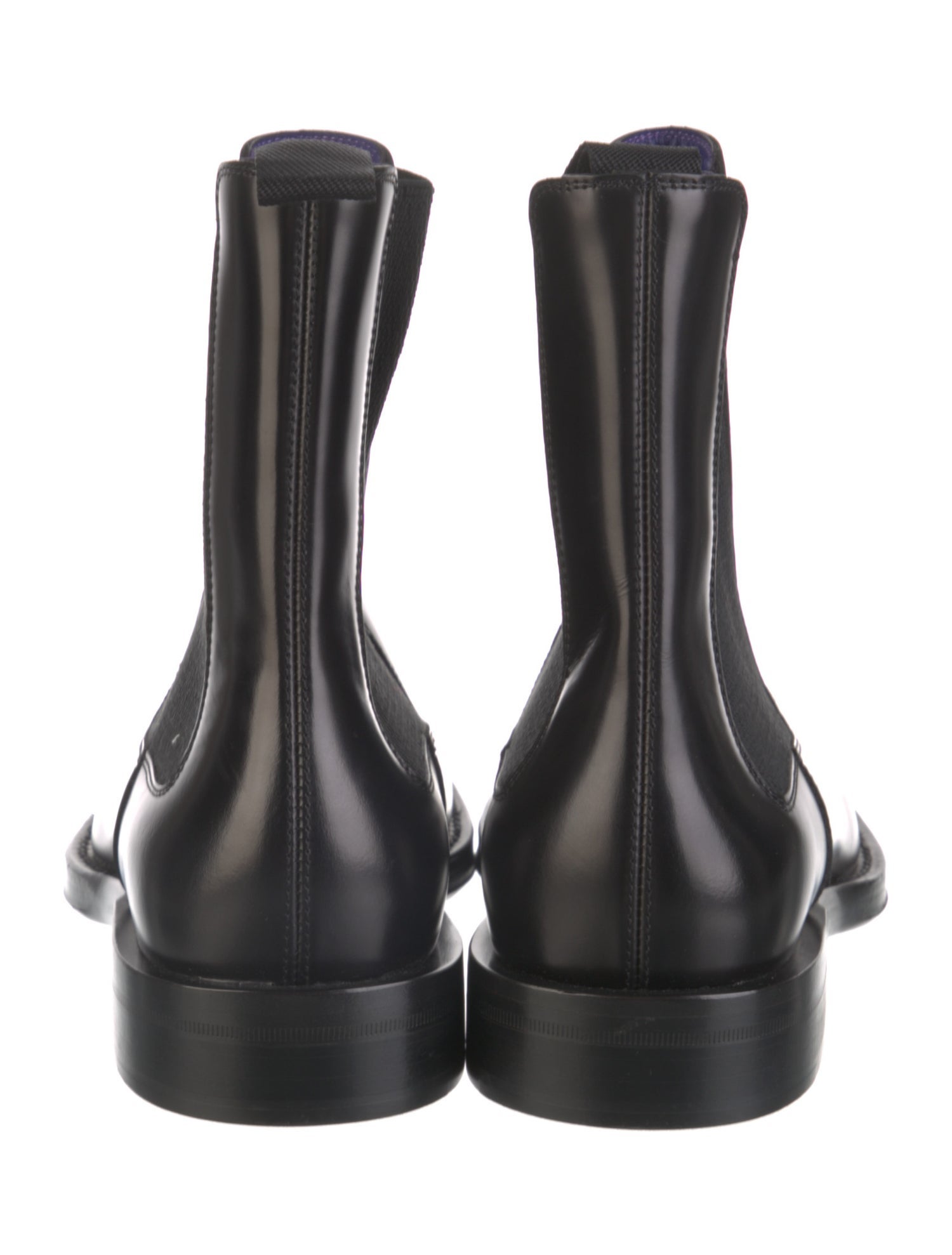 Burberry Leather Chelsea Boots