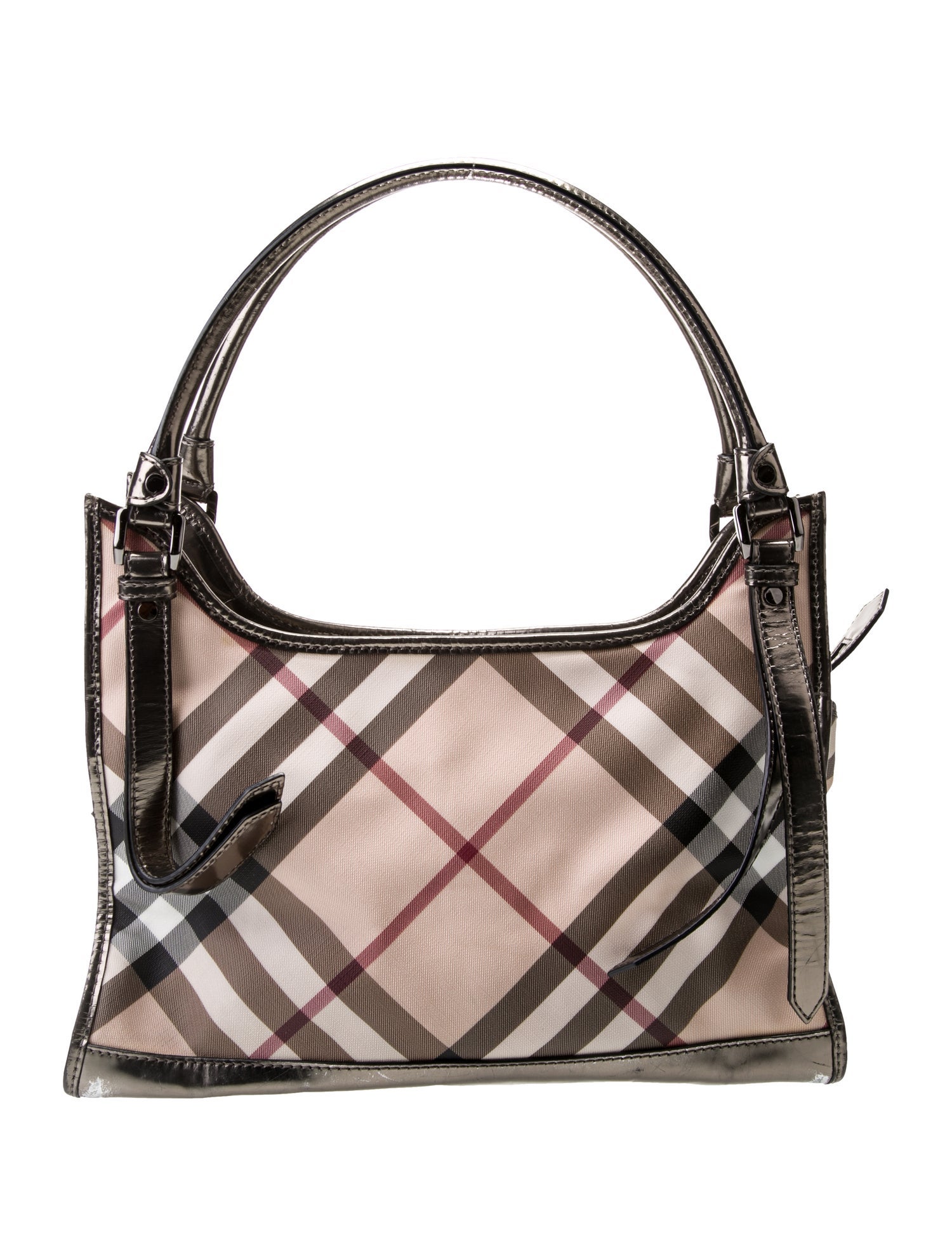 Burberry Super Nova Check Shoulder Bag