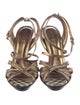 Burberry Super Nova Check Pattern Slingback Sandals