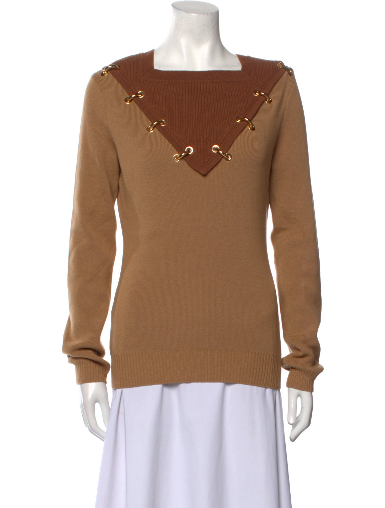 Burberry Wool V-Neck Sweater w/ Tags