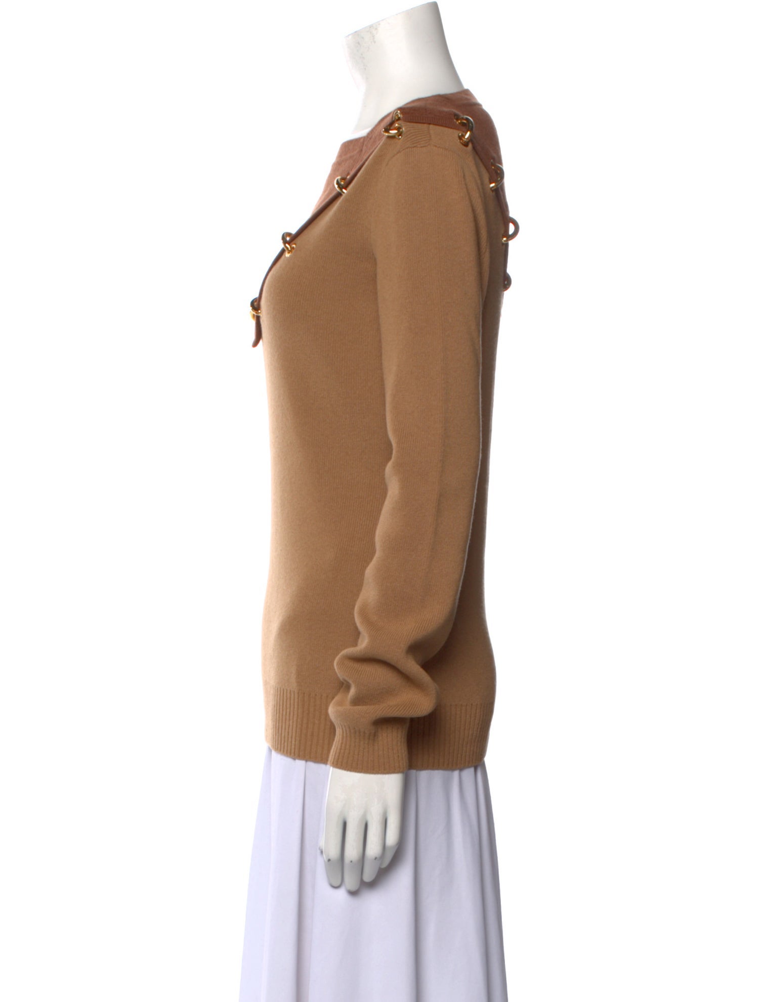 Burberry Wool V-Neck Sweater w/ Tags