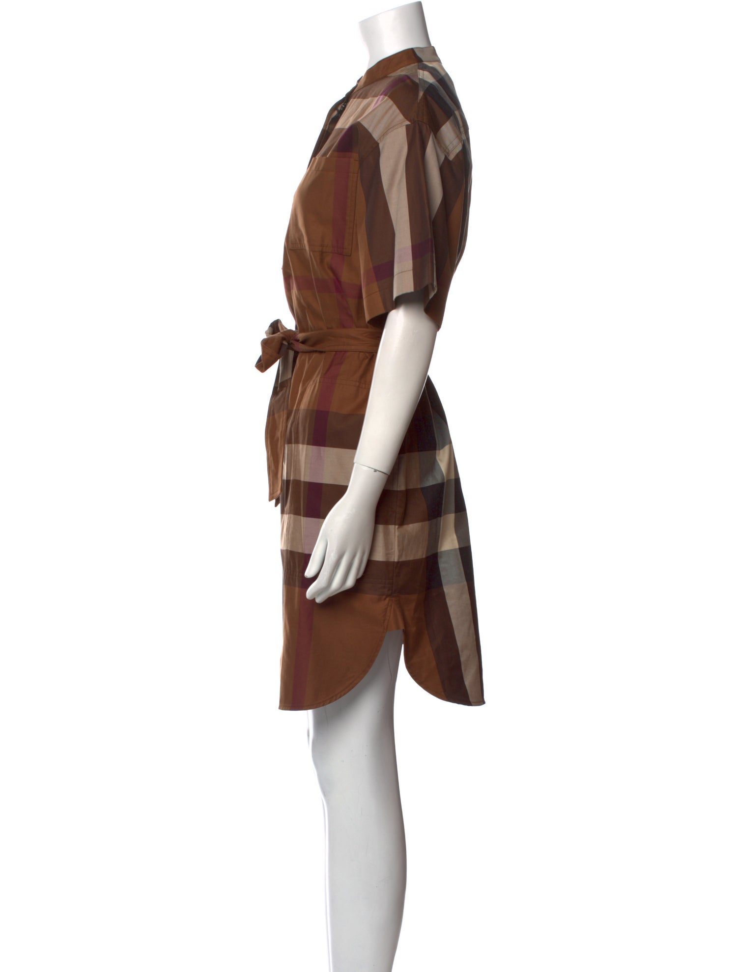 Burberry Plaid Print Mini Dress w/ Tags