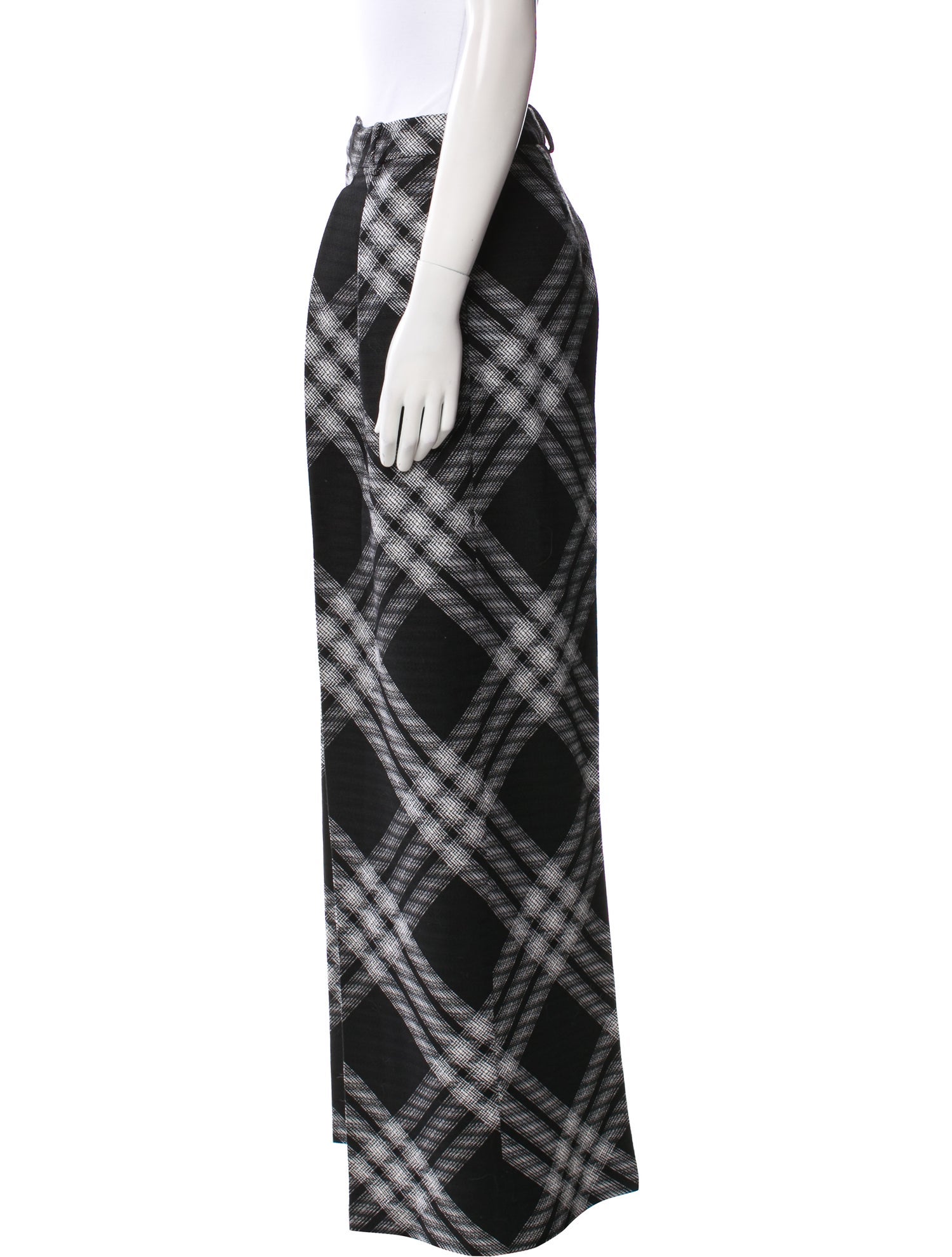 Burberry Wool Wide Leg Pants