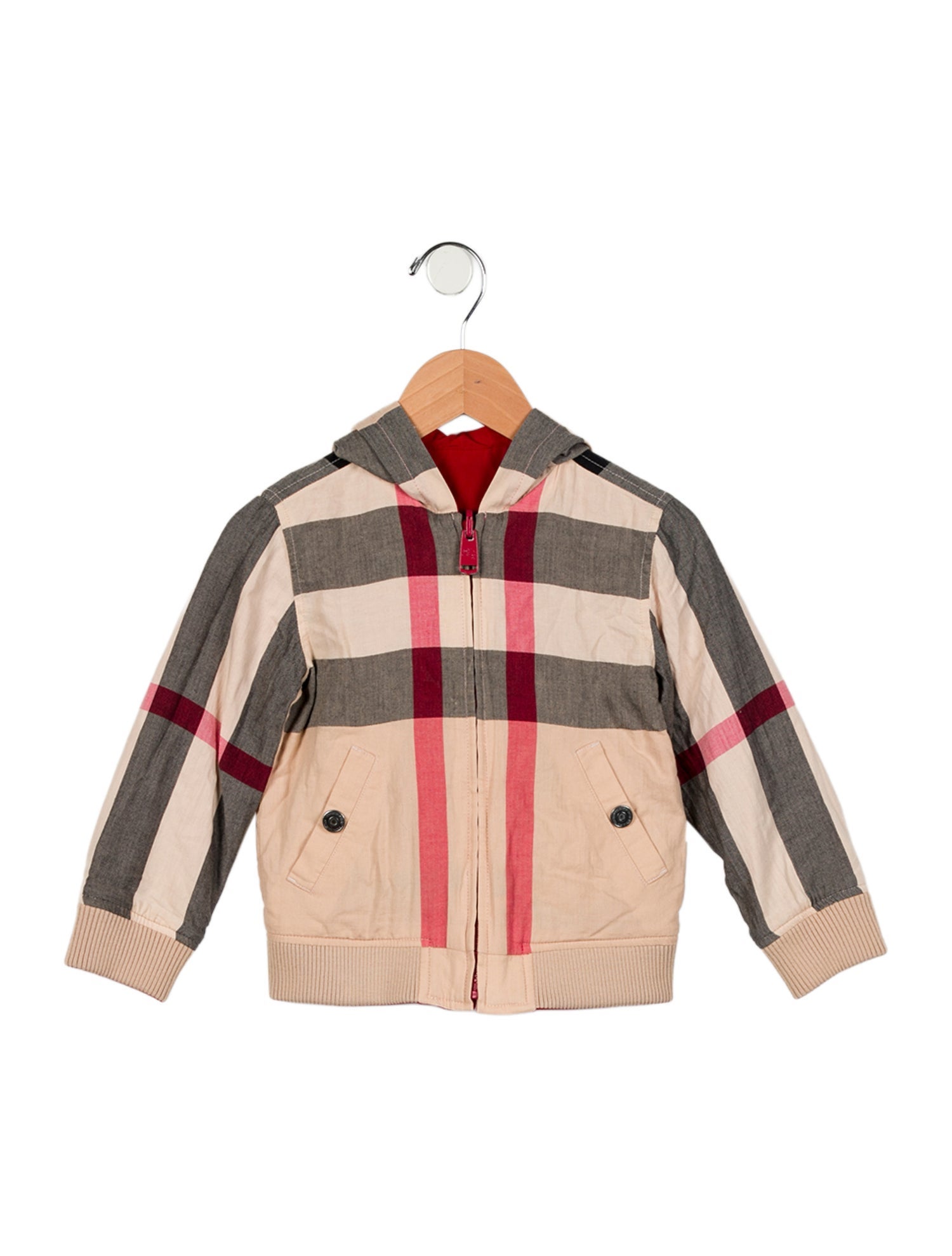 Burberry Toddler Boys' Reversible Hooded Jacket
