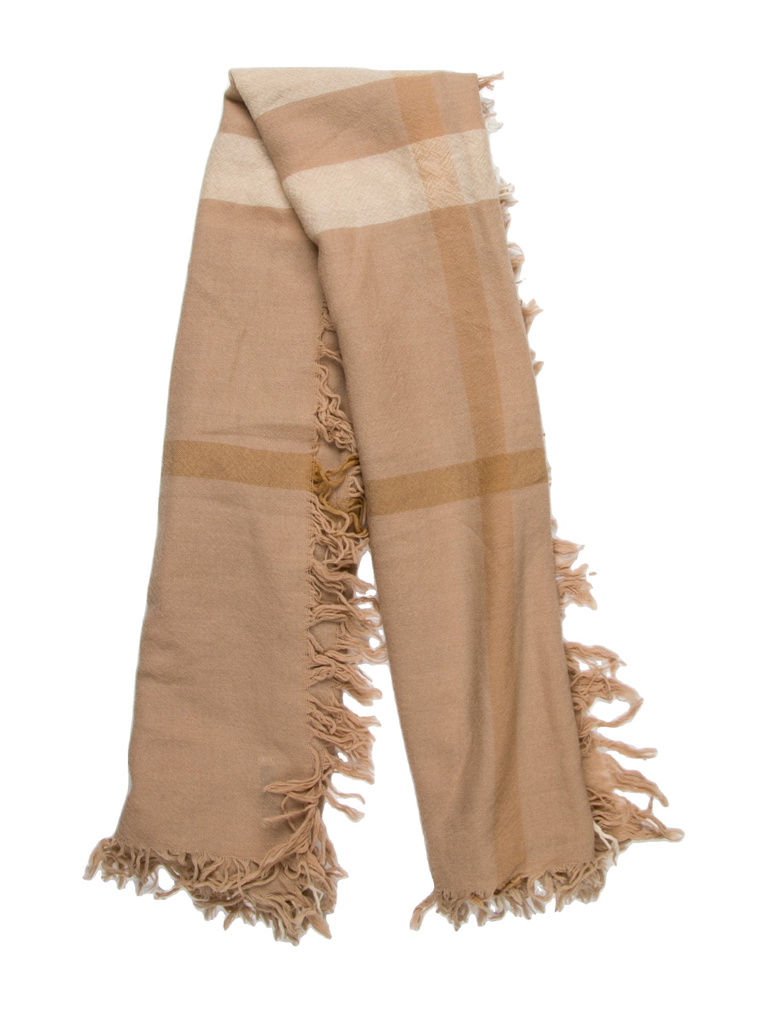 Burberry Colorblock Pattern Shawl