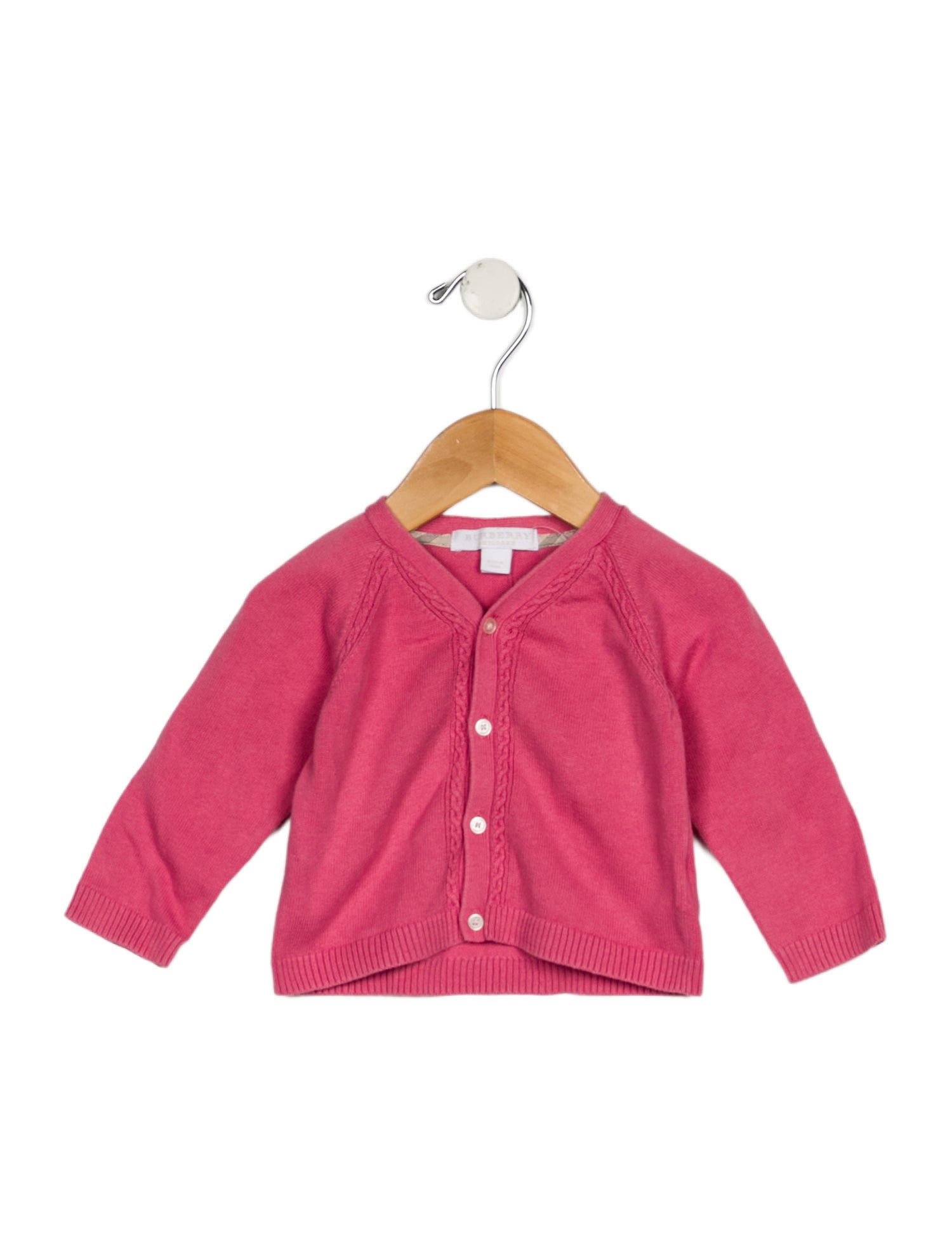 Burberry Burberry Infant Girls' Cotton Knit Cardigan w/Tags