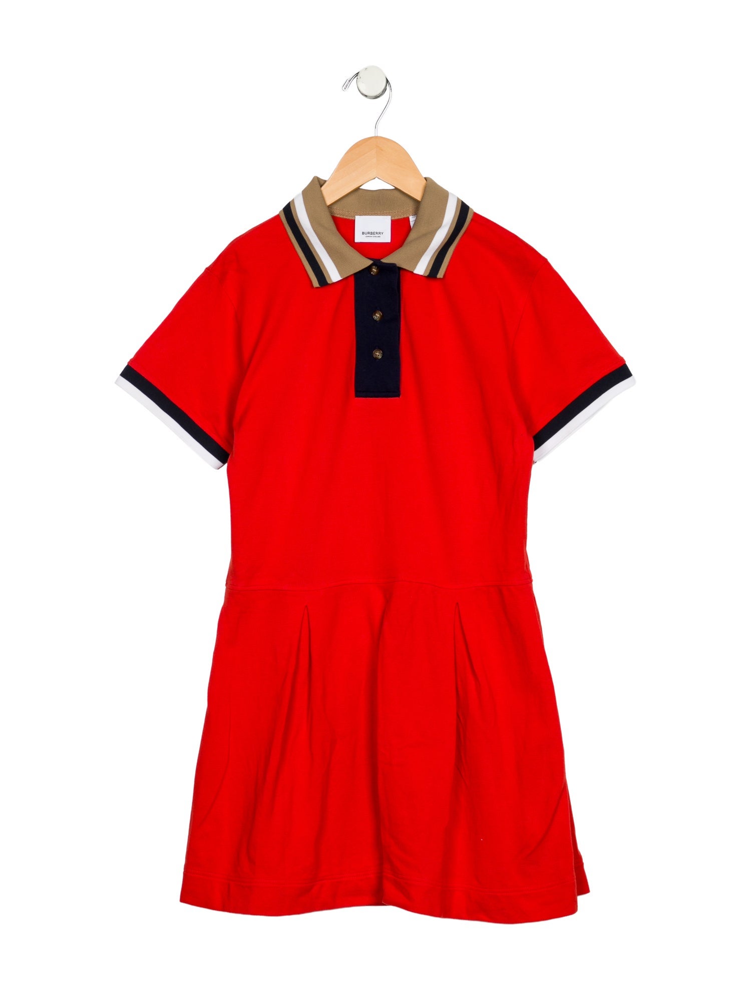 Burberry Burberry Girls' Collared Short Sleeve Dress