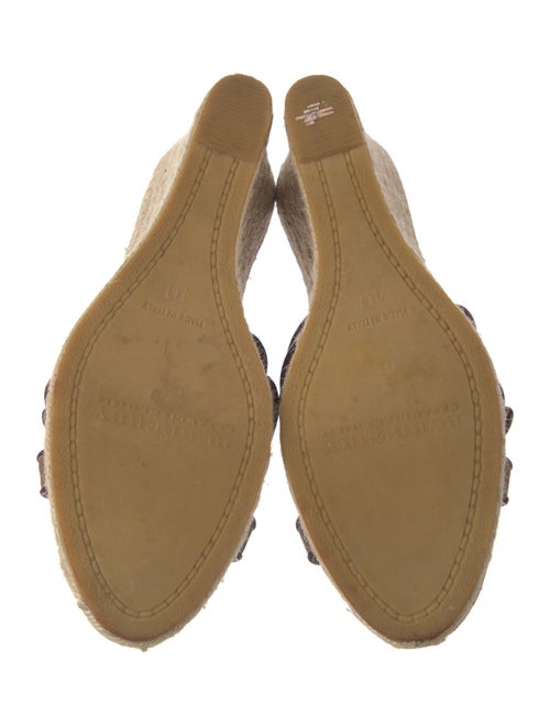 Burberry Nova Check Pattern Leather Espadrilles