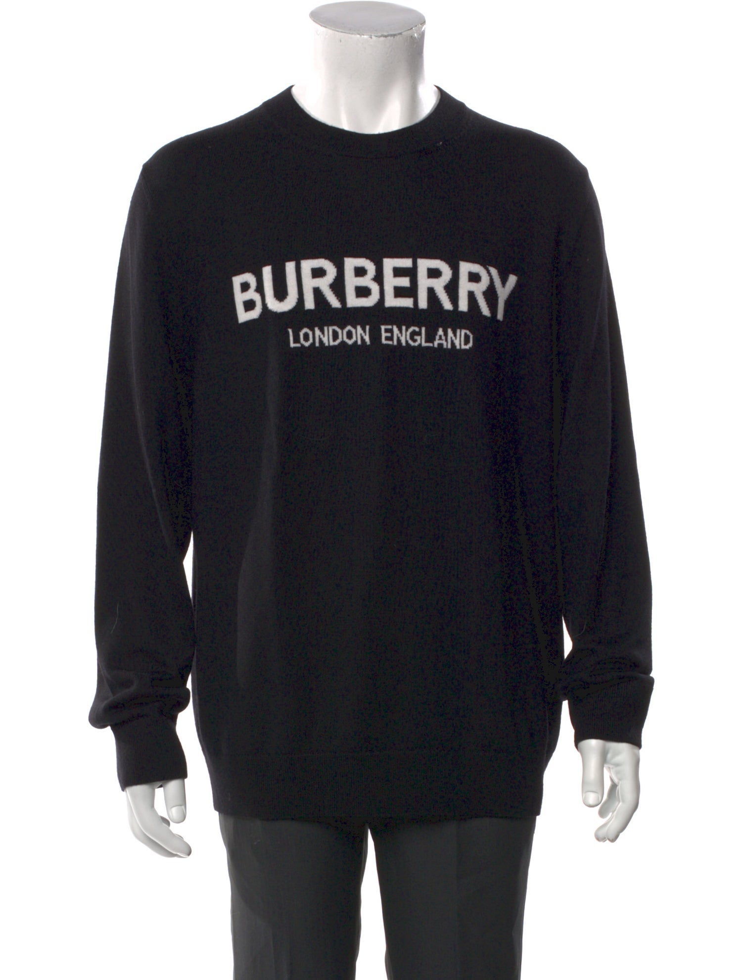 Burberry Wool Graphic Print Sweatshirt