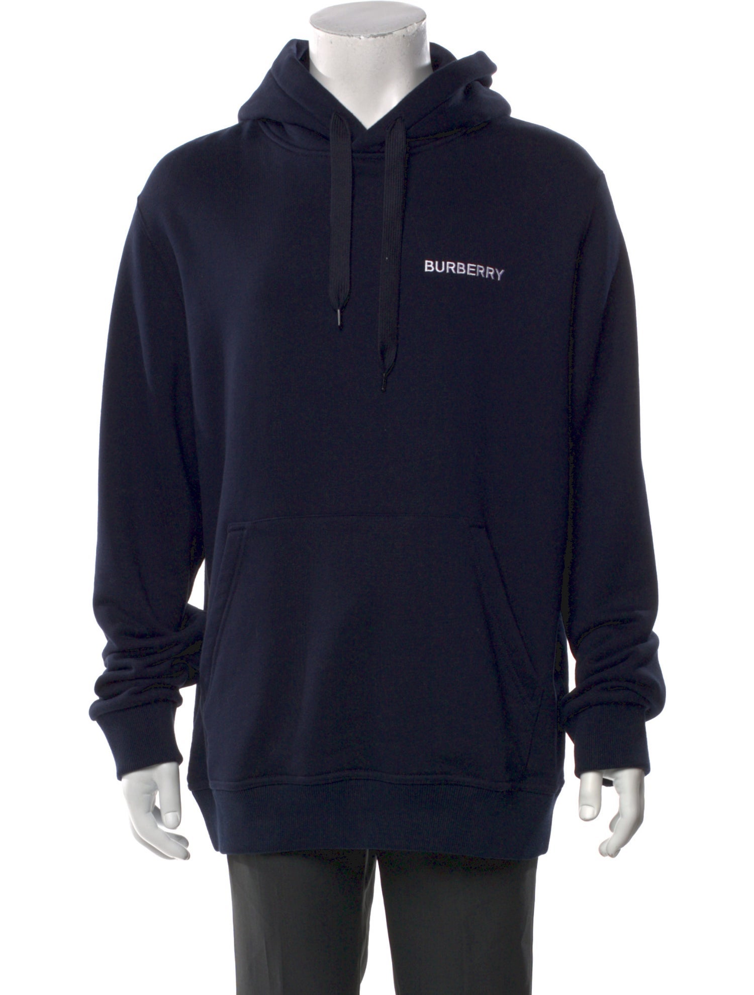 Burberry House Check Pattern Crew Neck Hoodie