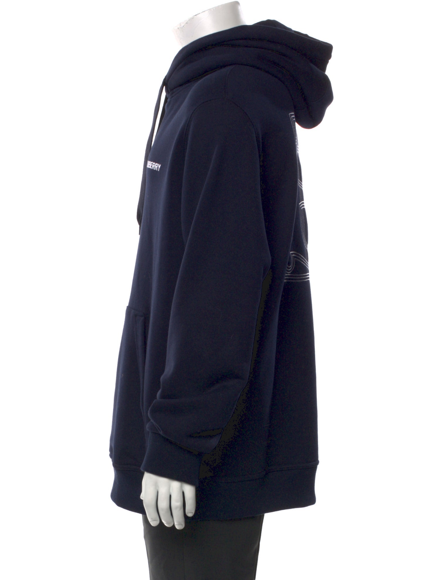 Burberry House Check Pattern Crew Neck Hoodie