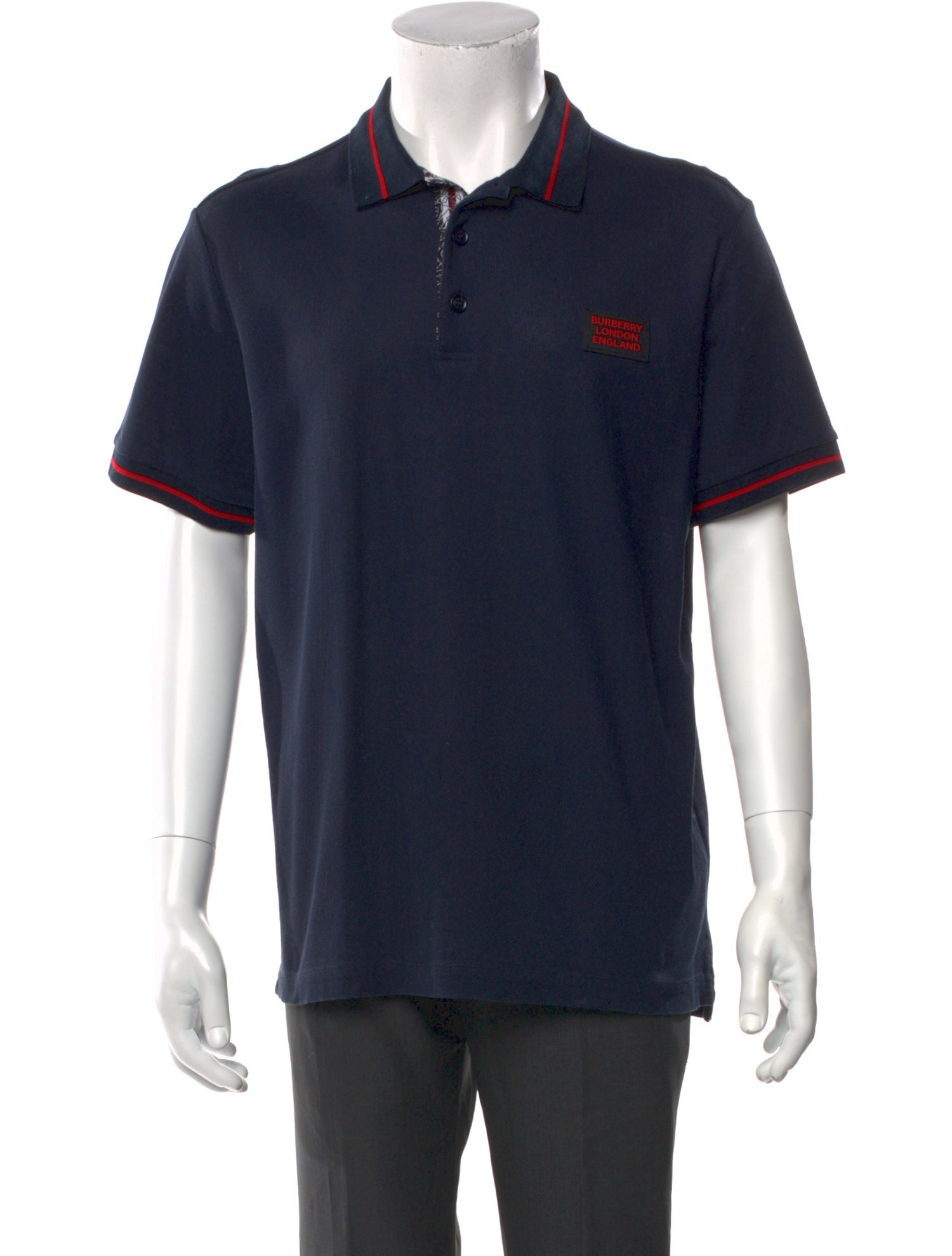 Burberry Collar Short Sleeve Polo Shirt