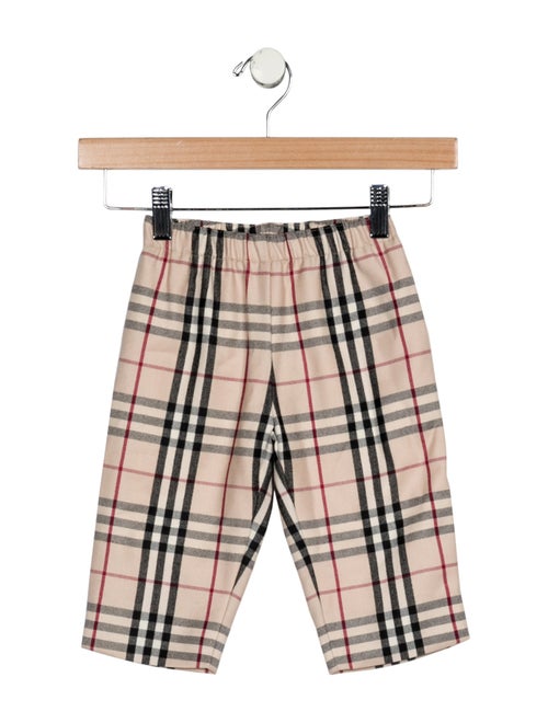Burberry Check Print Pants