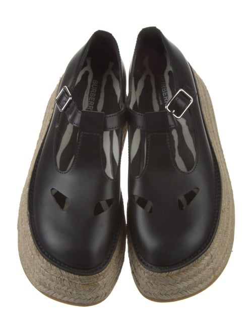 Burberry Leather Espadrilles