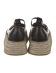 Burberry Leather Espadrilles