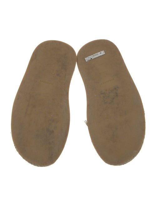 Burberry Leather Espadrilles