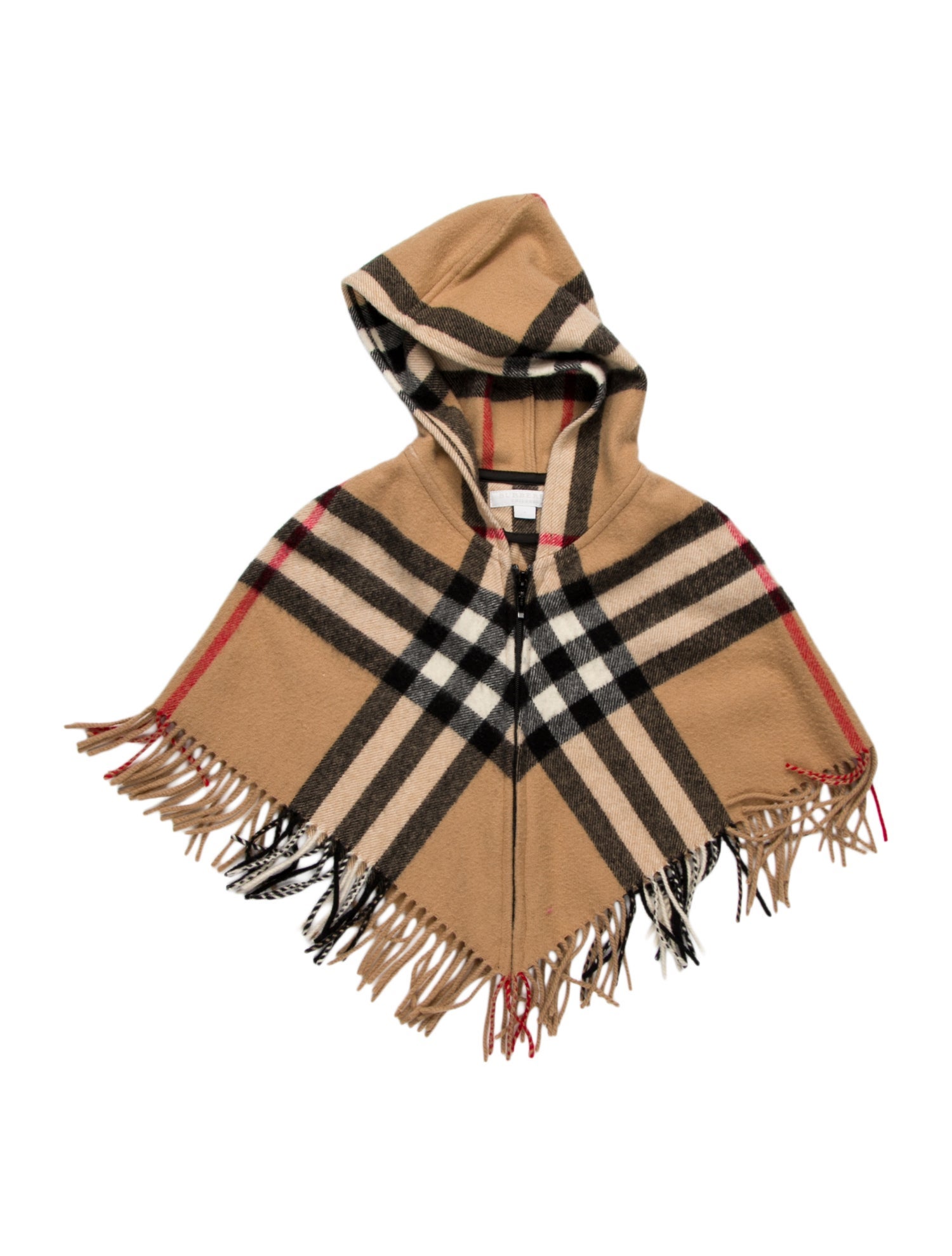 Burberry Toddler Girls' Check Printed Poncho