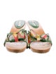 Burberry PVC Printed Mules