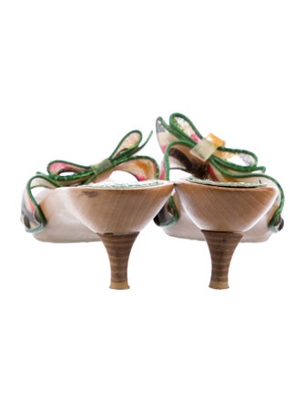 Burberry PVC Printed Mules